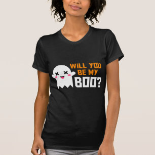 Cute Will You Be My Boo Ghost Halloween! Love Part T-Shirt