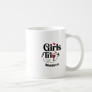 Cute Wine Girls Trip Moldova Travel Vacation Coffee Mug