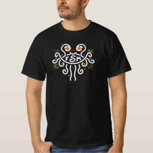 Cute Winking Flying Spaghetti Monster T-Shirt