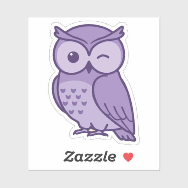 Cute Winking Owl (Sheet)