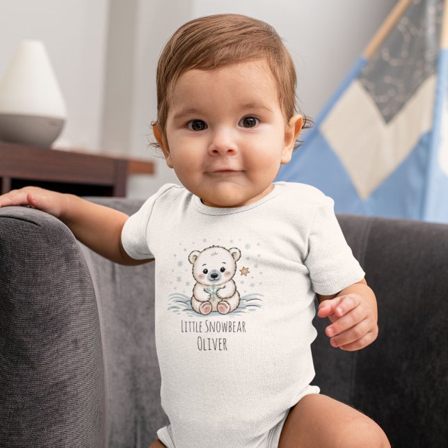 Cute Winter Baby Bear  Bodysuit (Creator Uploaded)