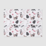 Cute Winter Christmas Kitty Cat Pattern Tissue Paper<br><div class="desc">Meow! This cute cat design is perfect for any cat lover! Transfer this artwork to other products too!</div>