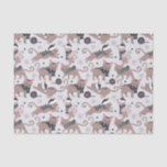 Cute Winter Christmas Kitty Cat Pattern Tissue Paper<br><div class="desc">Meow! This cute cat design is perfect for any cat lover! Transfer this artwork to other products too!</div>