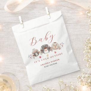Cute Winter Clothes Christmas Baby Shower Favour Bags