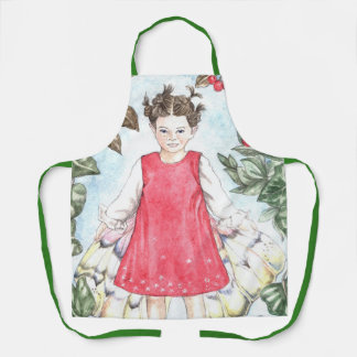 Cute Winter Fairy Apron