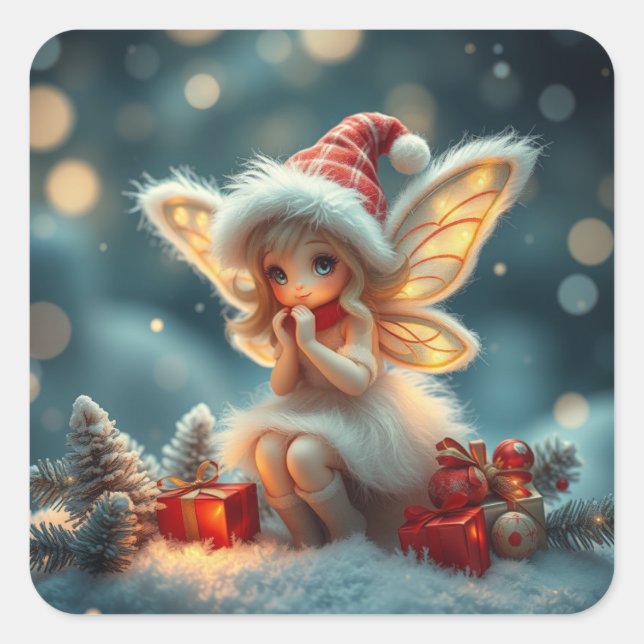 Cute Winter Fairy Stickers (Front)