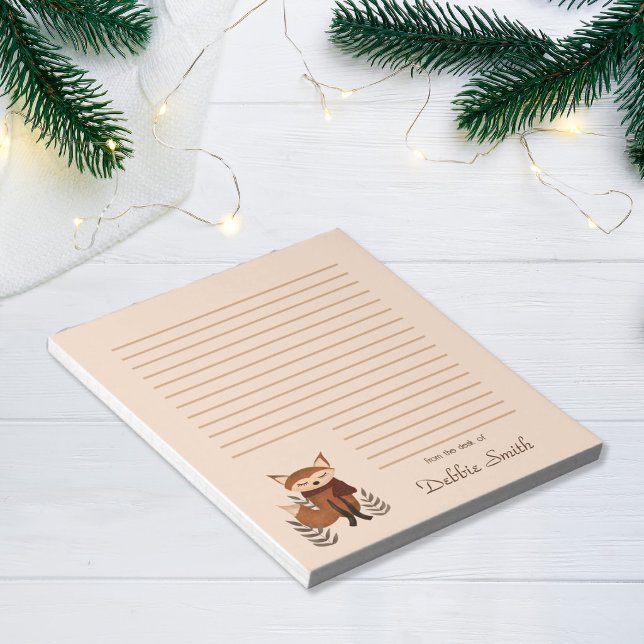 Cute Winter Fox Notepad (Creator Uploaded)