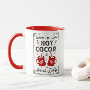 Cute Winter Hot Chocolate Merry Christmas Holidays Mug
