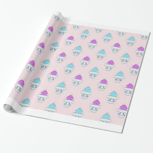 Cute Winter Kittens Wrapping Paper