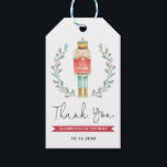 Cute Winter Nutcracker Christmas Holiday Favor Gift Tags<br><div class="desc">Festive Red and Green Nutcracker Christmas Holiday Party Favor Tag</div>