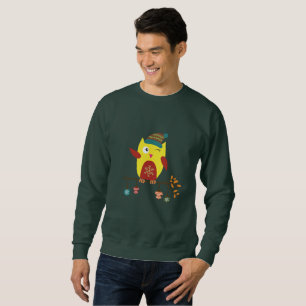 Cute Winter Owl Christmas Design Sweatshirt
