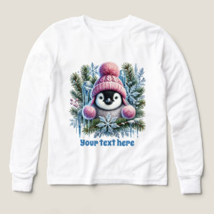 Cute Winter penguin customisable 