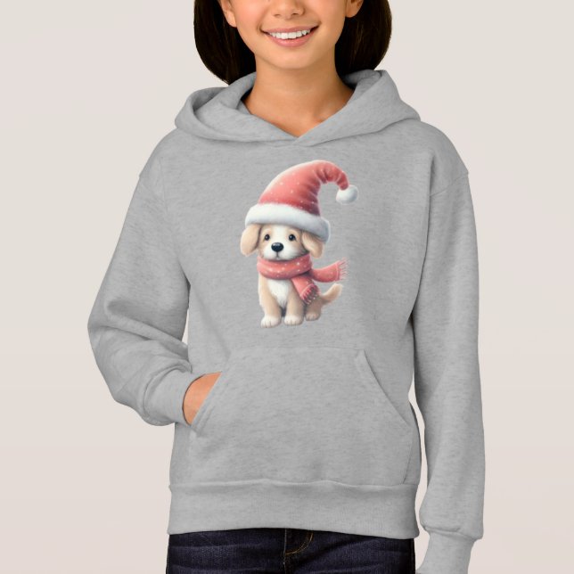 Cute Winter/Santa/Christmas puppy (Front)