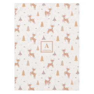 Cute Winter Woodland Tablecloth