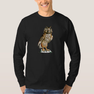 Cute Wise Owl Lovers Wildlife Girl Woman Novelty T-Shirt