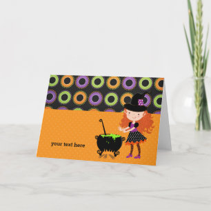 Cute witch card