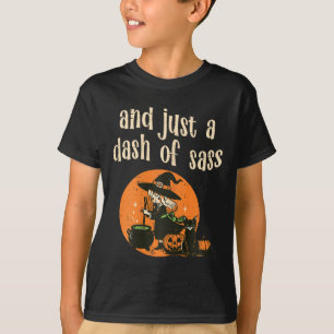 Cute Witch Funny Halloween Women Girls Teens Kids  T-Shirt