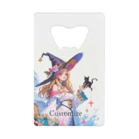 Cute Witch Holding Black Cat Thunder_Cove