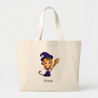 Cute Witch in Purple Hat Halloween