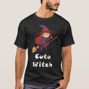 Cute Witch Matching Group Halloween Costume T-Shirt