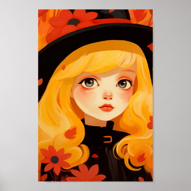 Cute Witch Poster (Front)