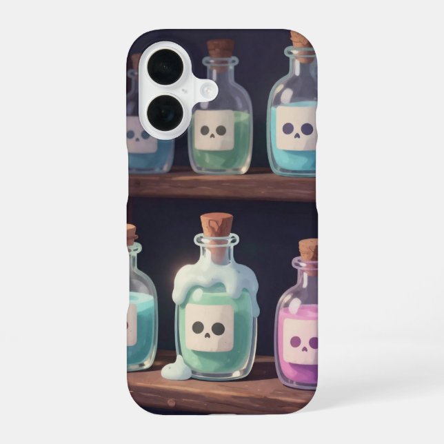 Cute Witch Potion Phone Case (Back)