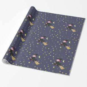 Cute Witch Wrapping Paper