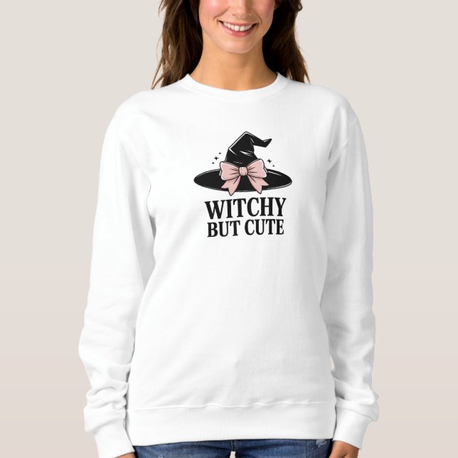 Cute Witchy Halloween Sweatshirt (Front)