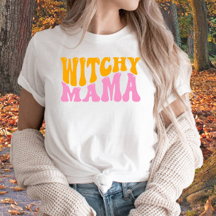 Cute Witchy Mama Mum Witch Halloween T-Shirt