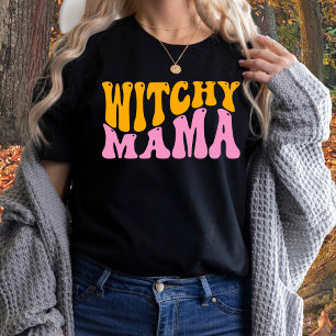 Cute Witchy Mama Mum Witch Halloween T-Shirt