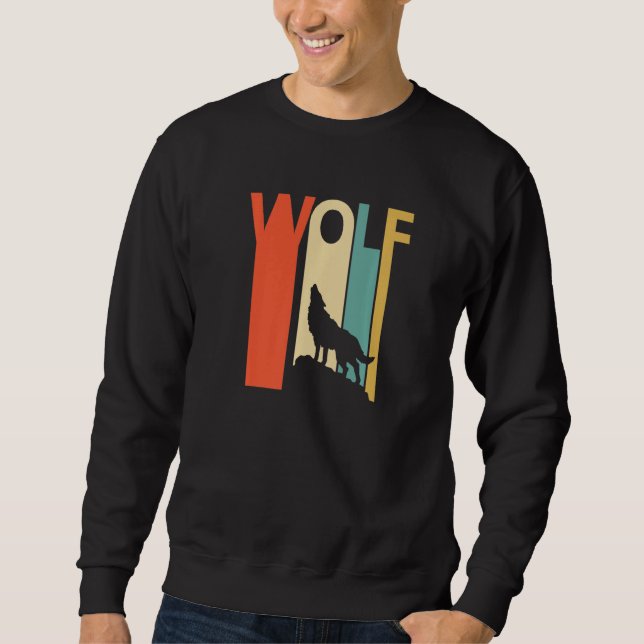 Cute Wolf Animal  Sweatshirt (Front)