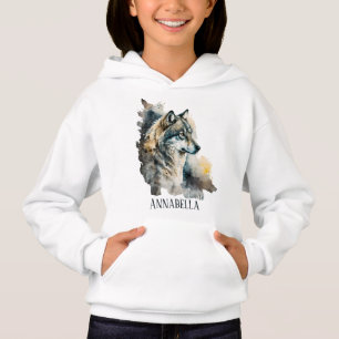 cute wolf lovers add name