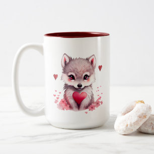 Cute Wolf Pup Mug