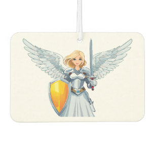 Cute woman Angel's with open wings Car Air Freshener