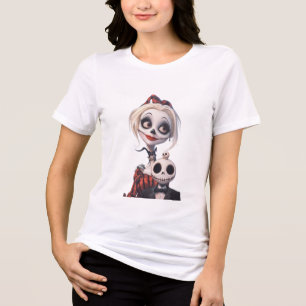 Cute Women’s Basic T-Shirt – Adorable Graphic  Tri-Blend Shirt