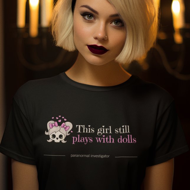 Cute Womens Paranormal Investigator Ghost Hunting T-Shirt (Creator Uploaded)