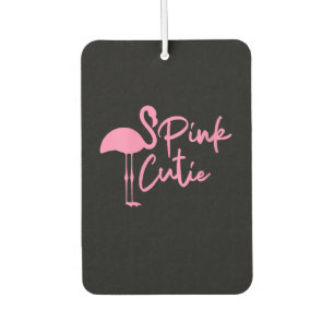 Cute Womens Pink Flamingo   Pink Cute   Flamingo Car Air Freshener