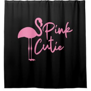 Cute Womens Pink Flamingo   Pink Cute   Flamingo Shower Curtain