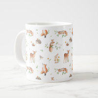 Cute Woodland Animal Friends Pattern