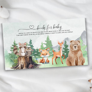 Cute Woodland Animals Books for Baby Enclosure Card