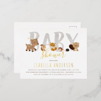 Cute Woodland Animals | Gender Neutral Baby Shower