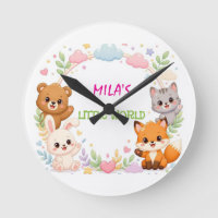 Cute Woodland Animals Nursery Wall Art – Bear