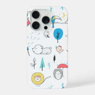 Cute Woodland Animals Pattern Phone Case