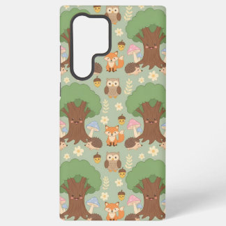 Cute Woodland Animals Pattern Phone Case