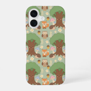 Cute Woodland Animals Pattern Phone Case