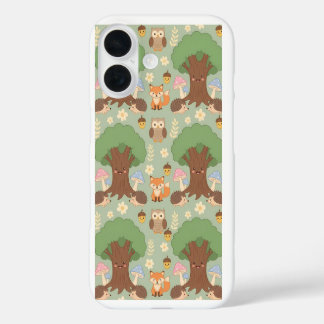 Cute Woodland Animals Pattern Phone Case