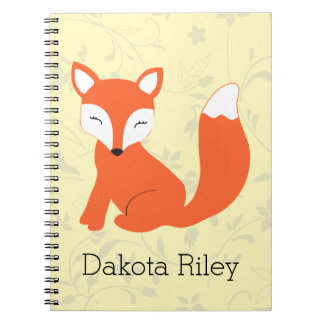 Cute Woodland Baby Fox Notebook