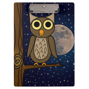 Cute Woodland Bird Artwork Clipboard