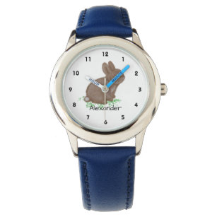 Cute Woodland Bunny Name (left hand) Watch