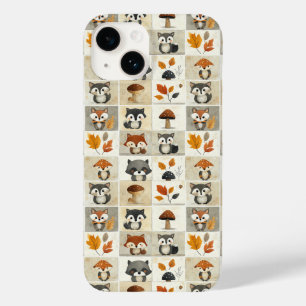 Cute Woodland Critters Pattern: Adorable Animals Case-Mate iPhone 14 Case